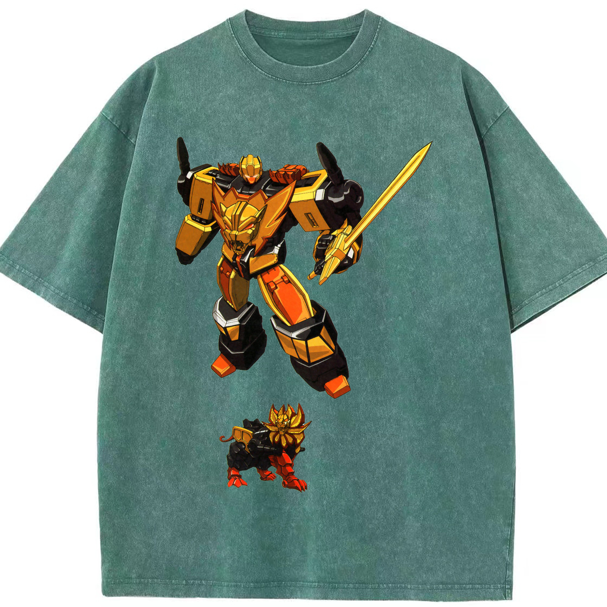 （画像用）  綿100% ヴィンテージ風 半袖Tシャツ（フロントプリント）